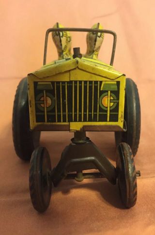 Vintage Marx Jumpin Jeep Tin Wind - up Toy 2