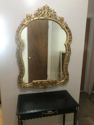 Antique Gold Gilt Rococo Mirror
