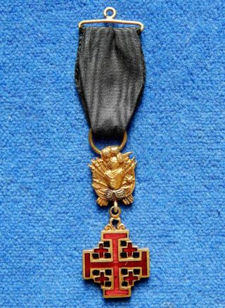 Vatican.  Miniature Of Order Of Holy See,  Military Type.  Medal.  Orden