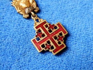 VATICAN.  MINIATURE OF ORDER OF HOLY SEE,  MILITARY TYPE.  MEDAL.  ORDEN 4