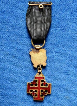 VATICAN.  MINIATURE OF ORDER OF HOLY SEE,  MILITARY TYPE.  MEDAL.  ORDEN 5
