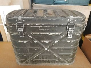 Vintage 1970 - 71 Us Military Army Food Cooler Container Metal