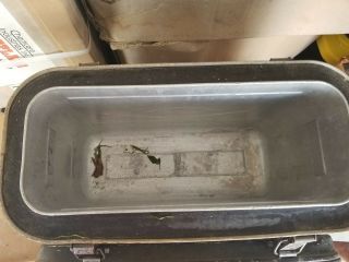 Vintage 1970 - 71 US Military Army Food Cooler Container Metal 2