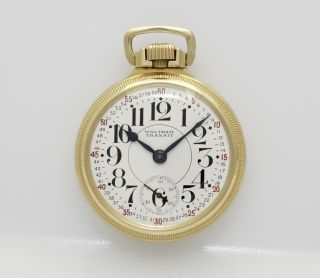 Magnificent 23 Jewels 16 Size Vanguard Vintage Railroad Pocket Watch Must L@@k