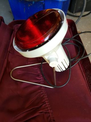 Boots Infra Red Health Light.  Lamp,  Upcycle,  Vintage.  Retro,  Art Deco,  Heat Lamp