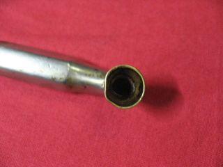 Japanese KISERU Silver Bamboo Pipe Hexagonal Shape made in Edo Era 6