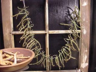 Pioneer Leather Britches Green Beans Garland Peg Hanger Swag