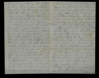 1st Connecticut Artillery CIVIL WAR LETTER with 37th Jersey Infantry CONTENT 2