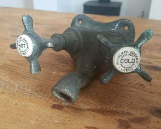 A Lovely Antique Mixer Tap - Probably Victorian - Hinchliffe Green & Co Leeds