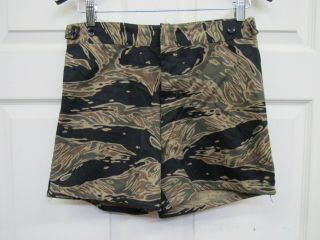 Vietnam Era Tiger Stripe Shorts Trunks Tadpole Sparse Pattern