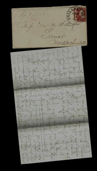 6th Pennsylvania Cavalry Civil War Letter " Rush 