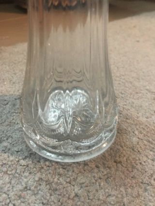 Fenton Antique Vase Clear Glass Rare Item Bud Vase 3