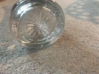 Fenton Antique Vase Clear Glass Rare Item Bud Vase 6