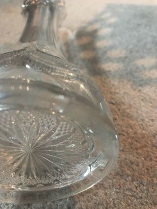 Fenton Antique Vase Clear Glass Rare Item Bud Vase 7
