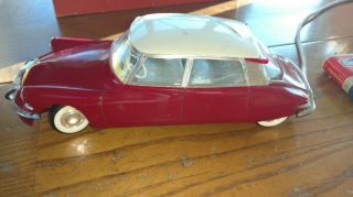 Vintage Citroen DS19 1:18 scale Teleguidee French toy car by GeGe model ds 19 5