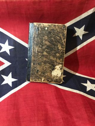 Signed By Confederate Soldier Civil War Prayer Book Company D.  Virginia Infantry
