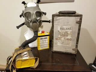 Us Bullard Davis Type 42cm4 Gas Mask Industrial Antique Respirator Acme Msa