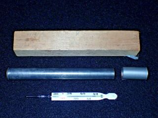 Ww2 German Wehrmacht Medical Thermometer Capture At St Mere Eglise D - Day 1944 Vg