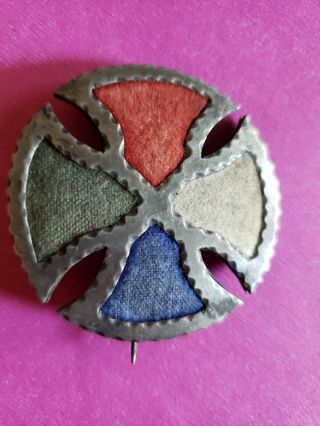 Rare Civil War 16th Corps Badge Headquarters 4 Divisions