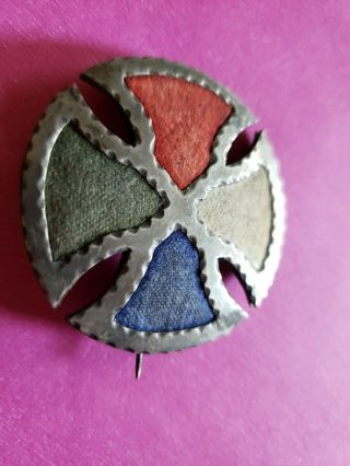 RARE CIVIL WAR 16th CORPS BADGE HEADQUARTERS 4 DIVISIONS 4