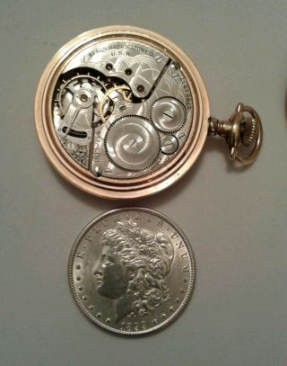 Antique Elgin Size 16s 15j Grade 312 Model 6 Gold Filled Pocket Watch RUNNING 2
