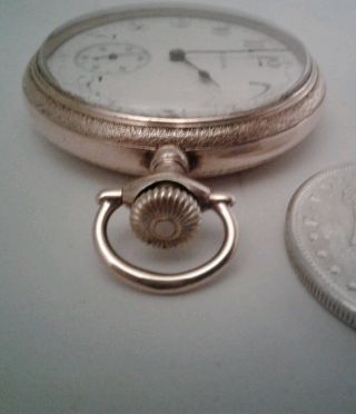 Antique Elgin Size 16s 15j Grade 312 Model 6 Gold Filled Pocket Watch RUNNING 7