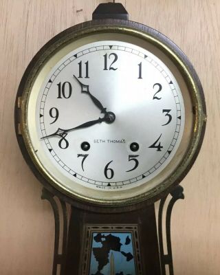 George Washington Seth Thomas Banjo Clock. 2
