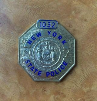 Vintage Us Badge Army Officer Uniform State Police York 1032