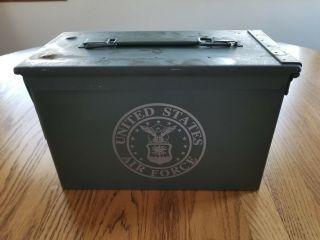 Ammo Can Air Force Marines Navy Army Cost Guard your name & rank custom on can 5