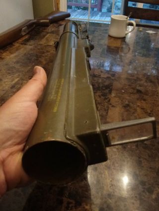 M72 Inert LAW Paperwieght Tube Display US Army Vietnam War RARE 8