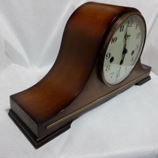Vintage Bulova Westminster Mantel Clock with Key Made In Germany 2