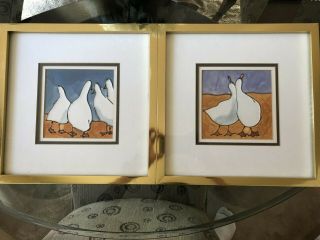 Vintage Harris G Strong Tiles " Geese " 2