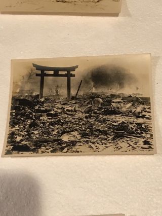 Atomic Bomb WW2 PHOTOS NAGASAKI ATOM BOMB DAMAGE YOSUKE YAMAHATA JAPAN RARE 6