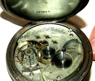Very rare American President George Washington Masonic dial Elgin Watch c1883 4