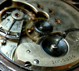 Very rare American President George Washington Masonic dial Elgin Watch c1883 5
