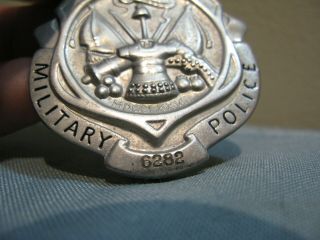 VINTAGE OBSOLETE U.  S.  ARMY MILITARY POLICE INSIGNIA SHIELD BADGE 4