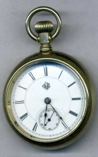 18s Pendant - Set Open - Face Aurora Pocket Watch Made Expressly For The Guild