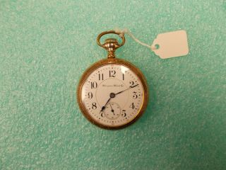 Antique Hampden Watch 21 Jewel Rail Road Grade Pocket Watch 18 Size Dueber Oh