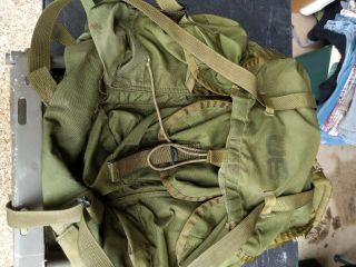 Us Army Alice Lc - 1 Med Field Pack Combat Nylon With Frame