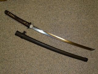 Minty Wwii Japanese Sword 1944 Pattern Shin - Gunto Gendaito Nagamitsu (ichihara)