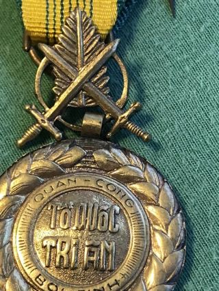 US VN War Republic of Vietnam South Vietnamese Military Merit Medal – ARVN RVN 5