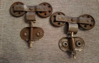 Antique Sliding Barn Door Hardware Full Heavy Steel 4