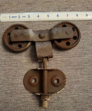 Antique Sliding Barn Door Hardware Full Heavy Steel 5