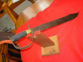 Civil War Style Antique Vintage Confederate Sword Saber D Guard Bowie Knife
