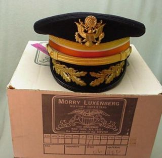 U S Military Signal Corp Officers Luxenberg Hat Major Size 7 1/8