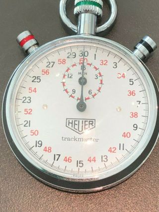 VINTAGE HEUER MECHANICAL TRACKMASTER STOP WATCH SWISS MADE 2