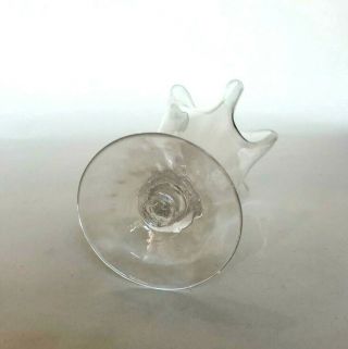 Arts and Crafts Powell / Stuart Frilled Glass Posy Vase 5