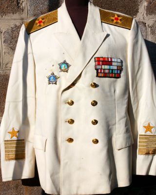 The order of Ushakov 1 and 2 degree,  Marshall Admiral ' s Jacket 2