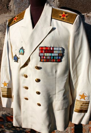 The order of Ushakov 1 and 2 degree,  Marshall Admiral ' s Jacket 3
