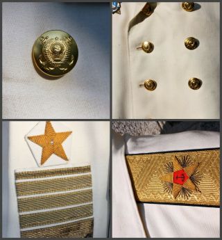 The order of Ushakov 1 and 2 degree,  Marshall Admiral ' s Jacket 6